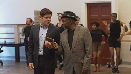 《了不起的盖茨比》排练现场