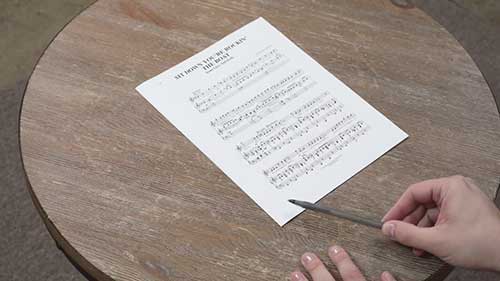 试镜的乐谱怎么准备