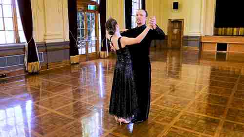 华尔兹示范教学 01 方步