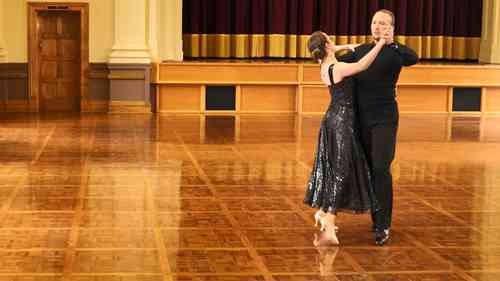 华尔兹示范教学 04 叉形步和追步