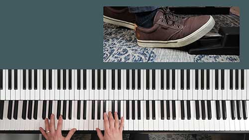 钢琴和弦弹奏的踏板使用方法