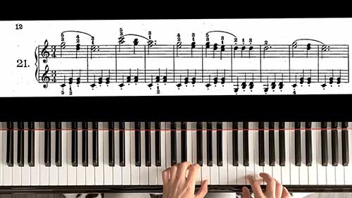 钢琴双三度指法解析