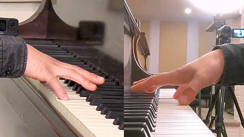 弹钢琴的正确手型