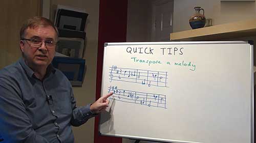 旋律教程：旋律移调创作