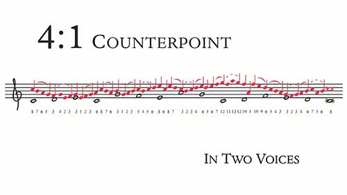 对位写作：四音对一音