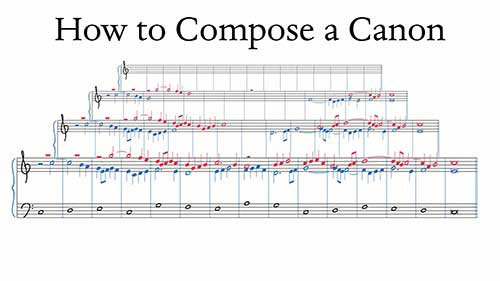 模仿对位法教程01如何写卡农