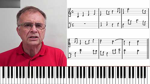 二声部卡农写作：同度