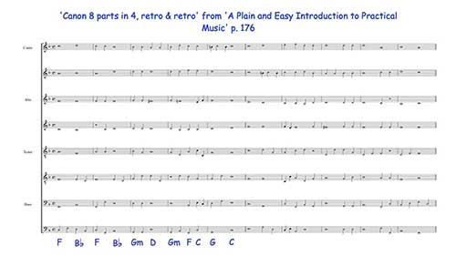 卡农教程：逆行卡农