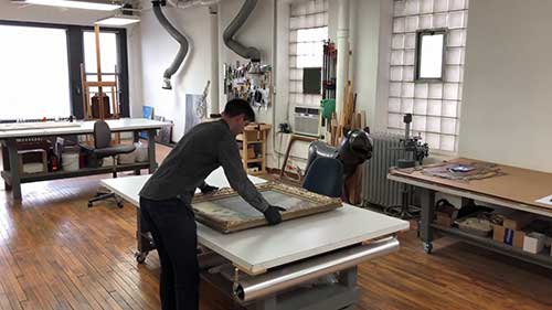 《冬日纽约》修复 01 修复前的工作