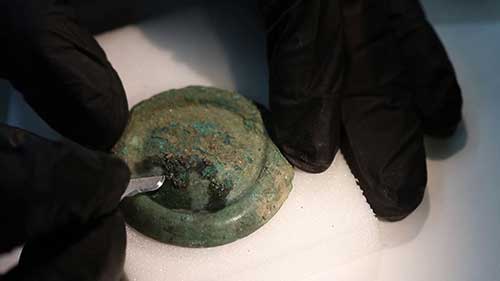 修复布莱克梯特铜币