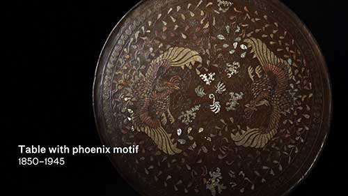 珍珠母漆器的保护