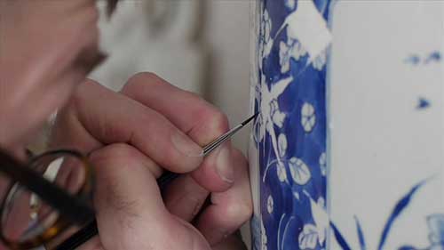 青花瓷器修复 05 最后修整