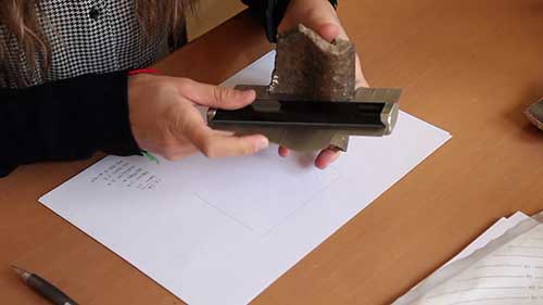 考古陶器绘图 02 绘画罐边