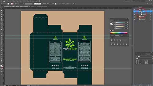 设计120ml的包装盒