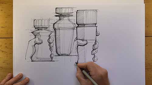 产品设计速写——阴影技法