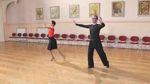 快步舞基本课程