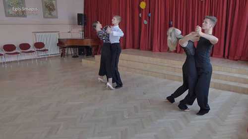 狐步舞基本动作