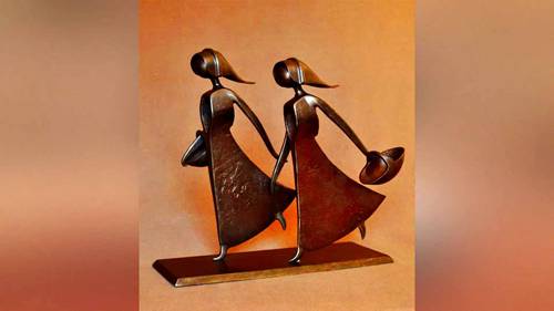 回收金属创意作品