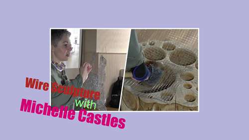 金属丝雕塑家米歇尔·卡斯尔斯