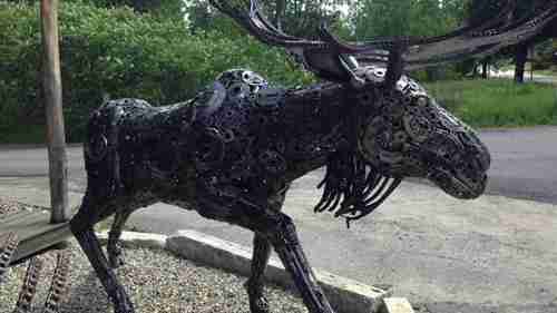 金属艺术品小店