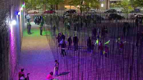 盐湖城互动公共艺术装置