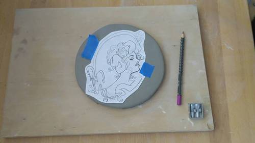 黏土浮雕制作 1