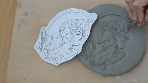 黏土浮雕制作 2