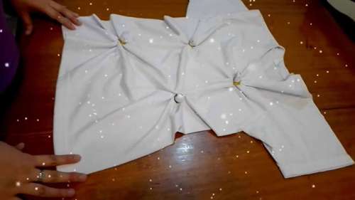 不同类型的扎染折叠技法