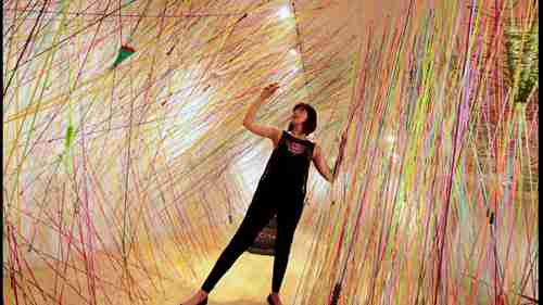 纤维艺术家坦尼娅·阿吉尼加