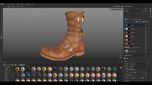 如何制作3D皮靴