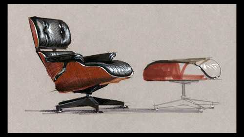 伊姆斯椅手绘图