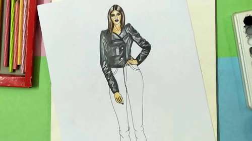 皮革手绘渲染 1