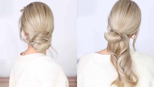 简单的长发发型