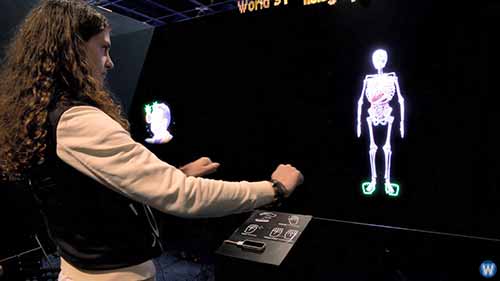 3D交互式全息显示