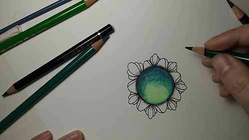 绿宝石手绘效果图