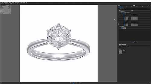 Keyshot钻戒渲染教程