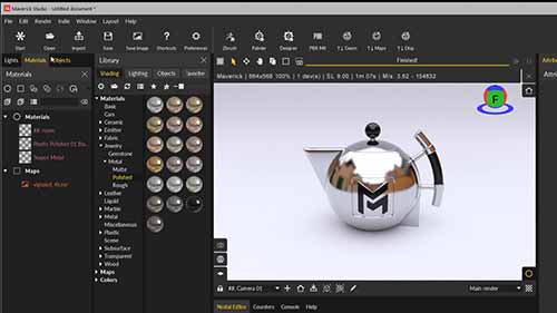 MaverickRender渲染教程 1