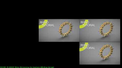 犀牛3D建模基础教程 戒指09
