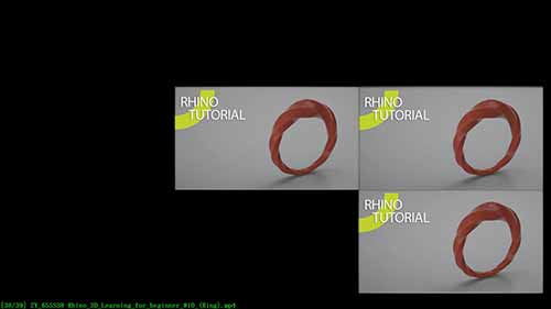 犀牛3D建模基础教程 戒指10