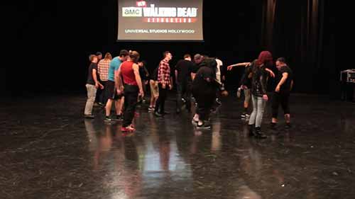 《行尸走肉》试镜