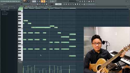 不用MIDI控制器制作旋律