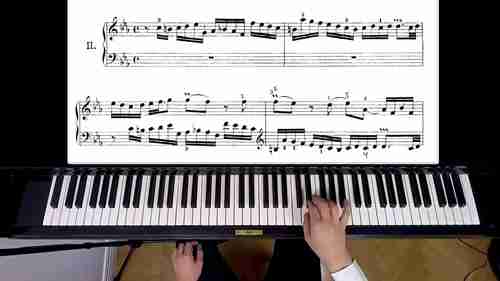 巴赫创意曲第二首C小调——卡农分析