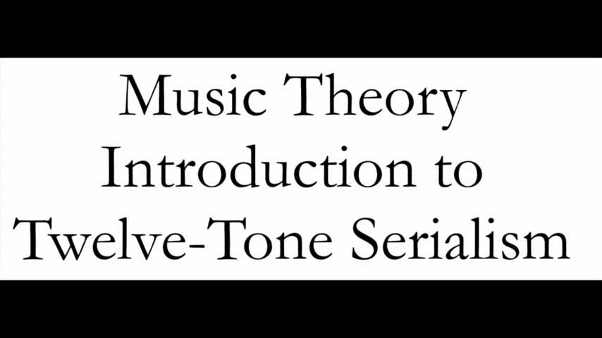 十二音序列介绍