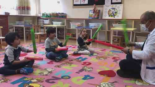 幼儿园奥尔夫教学活动8