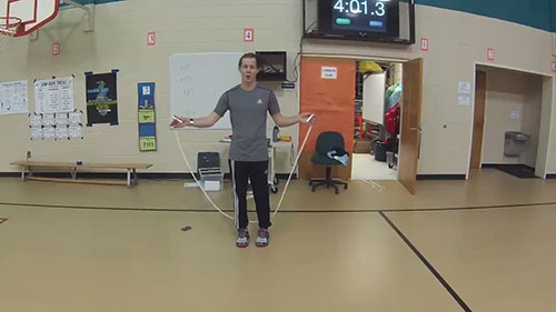 如何教5岁的学生跳绳