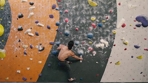 攀岩的平衡技巧