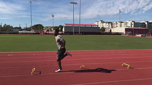 世界级冠军的短跑训练