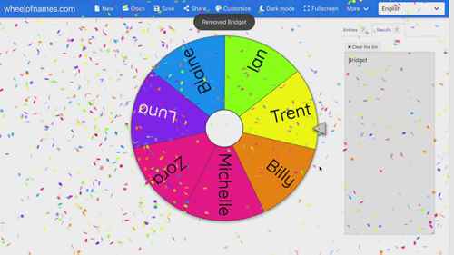 课堂游戏——姓名轮