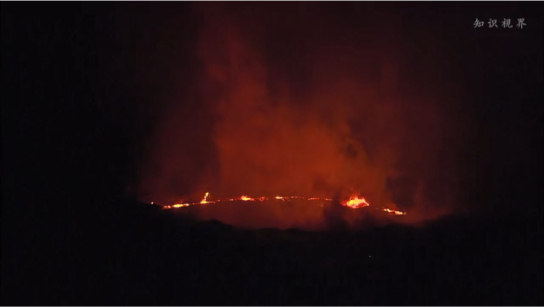 尔塔阿雷火山的岩浆活动